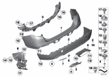 Diagram for 2014 BMW X1 Bumper Reflector - 63142990863