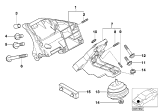 Diagram for 2002 BMW Z8 Engine Mount - 22116750820