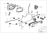 Diagram for BMW 318i Interior Door Handle - 51221960830