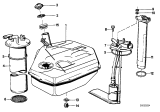 Diagram for BMW 524td Fuel Pump - 16141154686