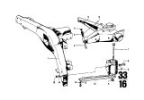 Diagram for 1973 BMW 3.0CS Trailing Arm - 33321106870