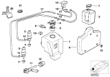 Diagram for 1994 BMW 740i Washer Reservoir - 61678350931