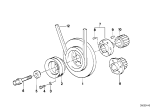 Diagram for 1986 BMW 524td Crankshaft Pulley - 11231280958