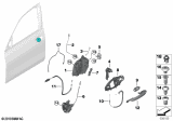 Diagram for BMW X6 Door Latch Cable - 51217474627