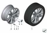 Diagram for 2015 BMW 640i xDrive Alloy Wheels - 36116794690