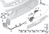 Diagram for BMW 328i GT Door Striker - 51247295631