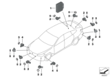 Diagram for BMW X1 Parking Assist Distance Sensor - 66209336920