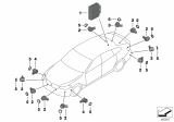 Diagram for 2017 BMW 530i xDrive Parking Sensors - 66209336920