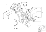 Diagram for BMW M5 Timing Cover Gasket - 11140001186