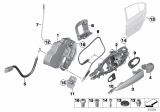 Diagram for 2013 BMW 328i xDrive Door Latch Cable - 51227259836