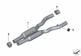 Diagram for 2010 BMW 760Li Exhaust Pipe - 18307591696