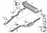 Diagram for 2017 BMW 740e xDrive Muffler - 18308637733