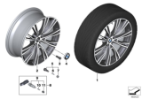 Diagram for 2019 BMW X4 Alloy Wheels - 36108043671
