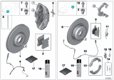 Diagram for BMW X5 Brake Pads - 34216794879