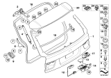 Diagram for 2011 BMW X5 M Trunk Latch - 51247308849