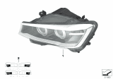 Diagram for 2012 BMW X3 Headlight - 63117334074