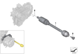 Diagram for 2019 BMW i3s Axle Shaft - 33207641212