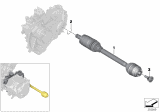 Diagram for BMW i3 Axle Shaft - 33207641212