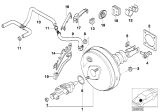 Diagram for 1998 BMW 740iL Brake Booster - 34331165541