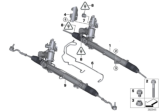 Diagram for 2010 BMW X6 Power Steering Hose - 32106779674