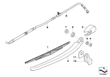 Diagram for 2009 BMW 535i xDrive Windshield Wiper - 61627066173