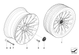 Diagram for 2008 BMW 335xi Alloy Wheels - 36116783630