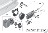 Diagram for BMW 640i xDrive Door Latch Cable - 51247228182