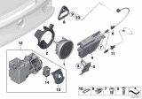 Diagram for 2013 BMW 650i Door Latch Cable - 51247228182