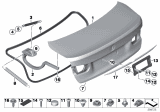 Diagram for BMW 340i xDrive Trunk Lid Lift Support - 51247259763