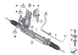 Diagram for BMW 535i GT Rack and Pinions - 32106795222
