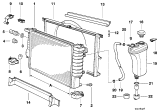 Diagram for BMW 328i Radiator - 17111723784