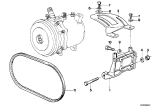 Diagram for 1987 BMW 325e Drive Belt - 64551722990