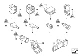 Diagram for 2001 BMW 325xi Mirror Switch - 61316901376