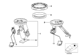 Diagram for 1994 BMW 320i Fuel Tank Sending Unit - 16141182842