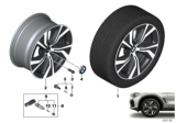 Diagram for 2019 BMW X5 Alloy Wheels - 36116883751