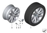 Diagram for BMW 760Li Alloy Wheels - 36116851075
