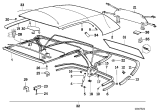 Diagram for 1987 BMW 325i Lift Support - 54311932751