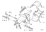 Diagram for BMW 535i Steering Column Cover - 32311159227