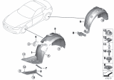 Diagram for 2016 BMW Z4 Fender Splash Shield - 51717199459