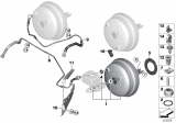 Diagram for BMW X5 M Brake Booster Vacuum Hose - 11667564502