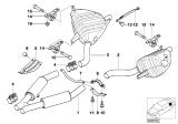 Diagram for 2001 BMW Z8 Exhaust Resonator - 18107830474