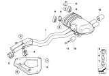 Diagram for 2007 BMW Z4 Exhaust Resonator - 18107551503