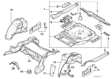 Diagram for 1999 BMW 750iL Axle Beam - 41118170429