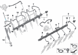 Diagram for BMW 440i Fuel Pressure Sensor - 13538643665