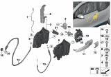 Diagram for 2016 BMW i3 Door Handle - 51217408381