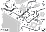 Diagram for BMW X3 Coolant Reservoir Hose - 17129894755