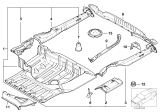 Diagram for 2001 BMW 525i Floor Pan - 41128209482