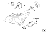 Diagram for BMW 545i Headlight Bulb - 63217160807