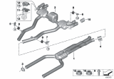 Diagram for 2020 BMW M8 Exhaust Pipe - 18308097589