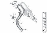 Diagram for BMW 550i GT xDrive Catalytic Converter - 18327645441